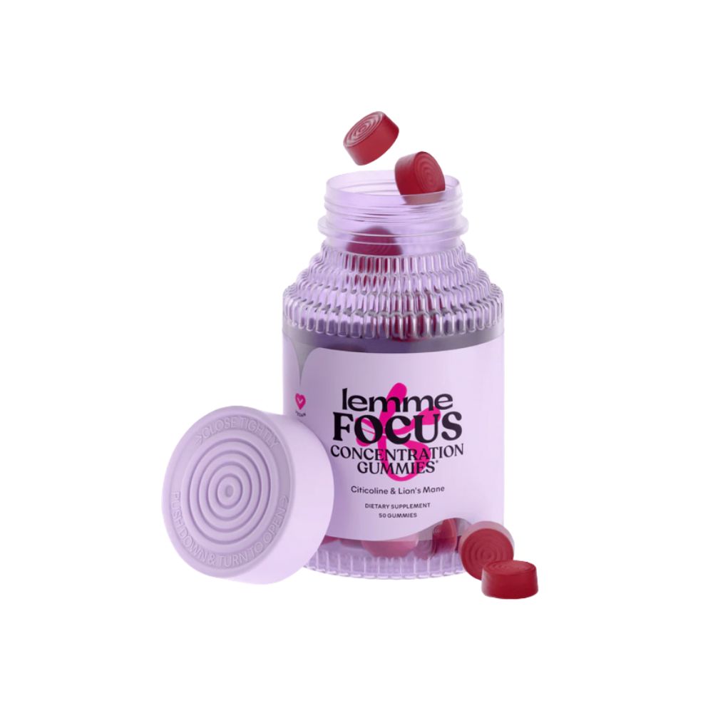 Lemme Focus- Concentration Gummies- 50 Gummies