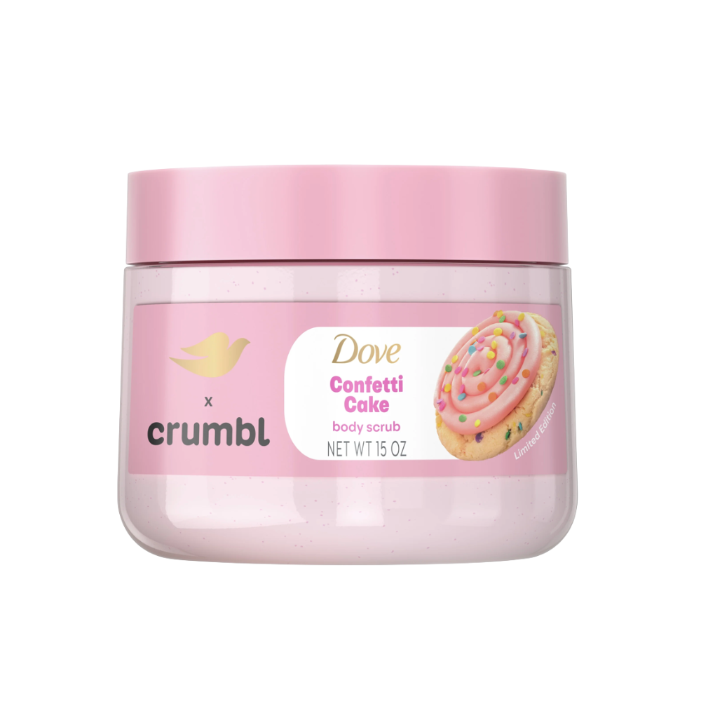 Dove x Crumbl Confetti Cake Scrub