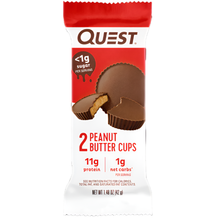 Quest Cups Peanut Butter – High-Protein, Low-Carb Snack (42g)