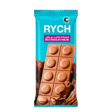 Rych Milk Chocolate Praline 27 Gram * 6 Pieces Pack