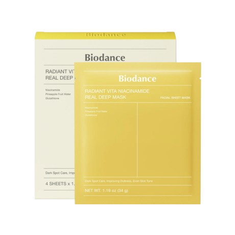 Biodance Radiant Vita Niacinamide Real Deep Mask - 1 Piece