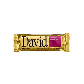 David Red Velvet Protein Bars box of 12 Bars