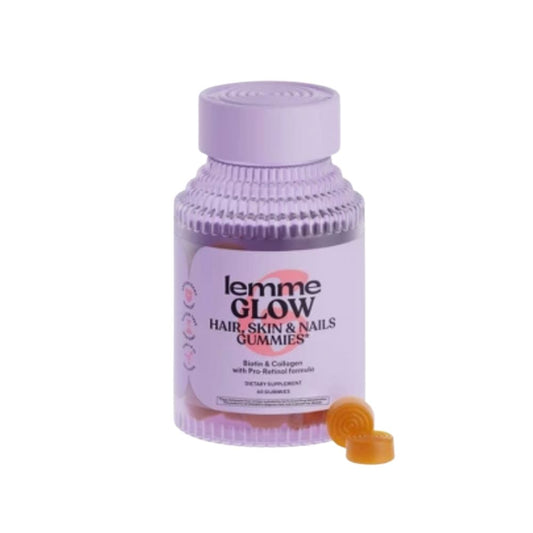Lemme Glow- Hair, Skin & Nails Gummies- 60 Gummies