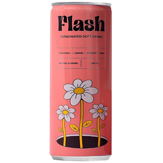 Flash Drink Cherry – Refreshing Cherry-Flavored Energy Drink (250ml)
