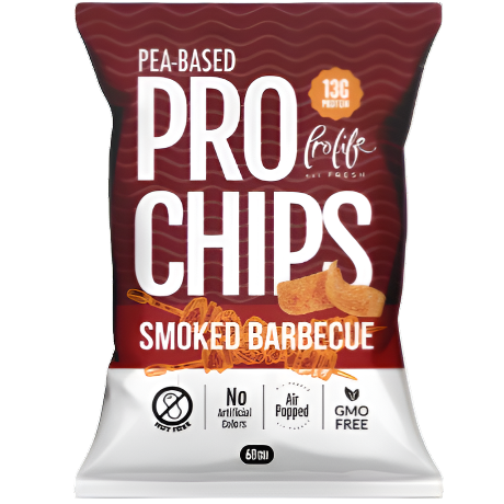 Pro Chips Smoked Barbecue – High-Protein, Smoky Snack (60g)
