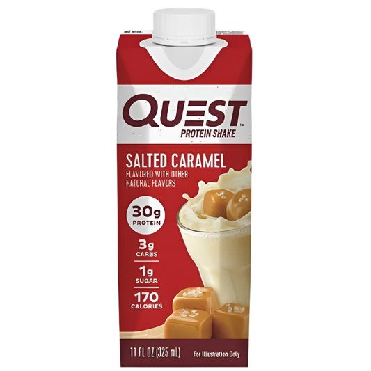 Quest Protein Shake Salted Caramel – High-Protein, Low-Carb Shake (325ml)