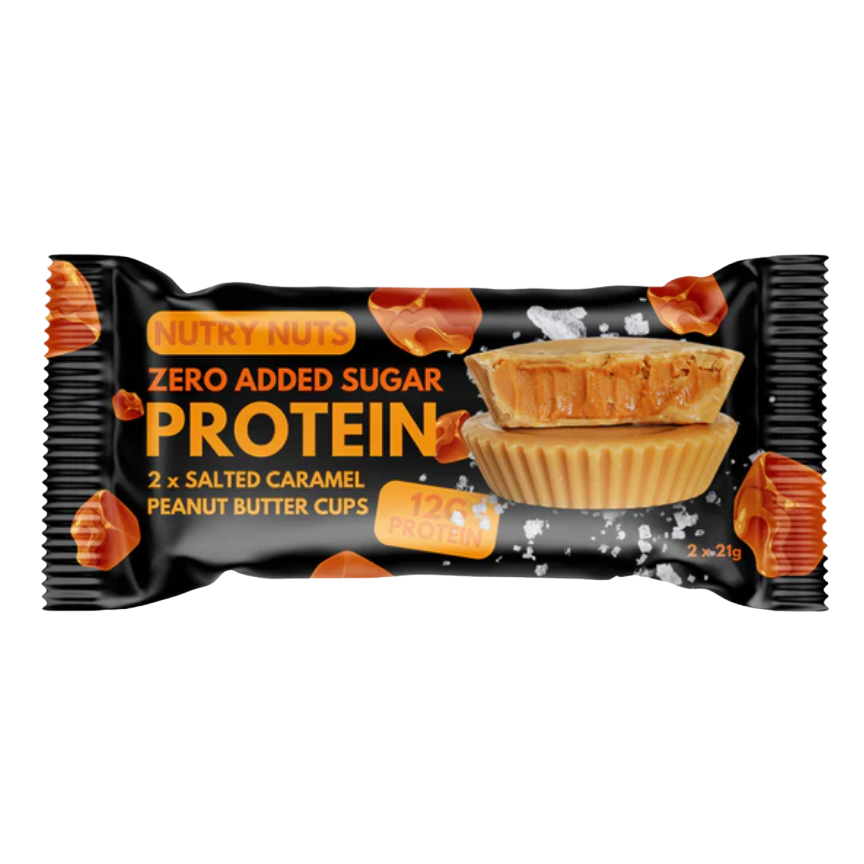 Nutry Nuts Protein  2*Salted Caramel Peanut Butter Cups - 4 Piece Pack