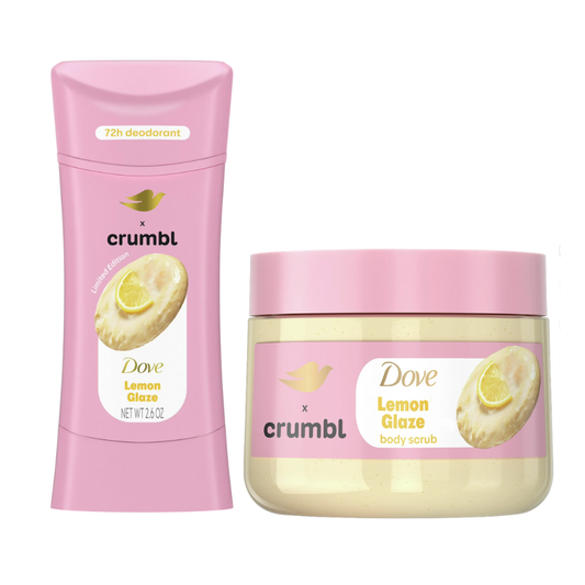 Dove x Crumbl Lemon Glaze Set