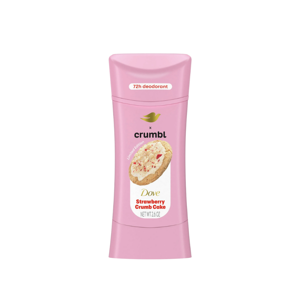 Dove x Crumbl Strawberry Crumb Cake Deodorant