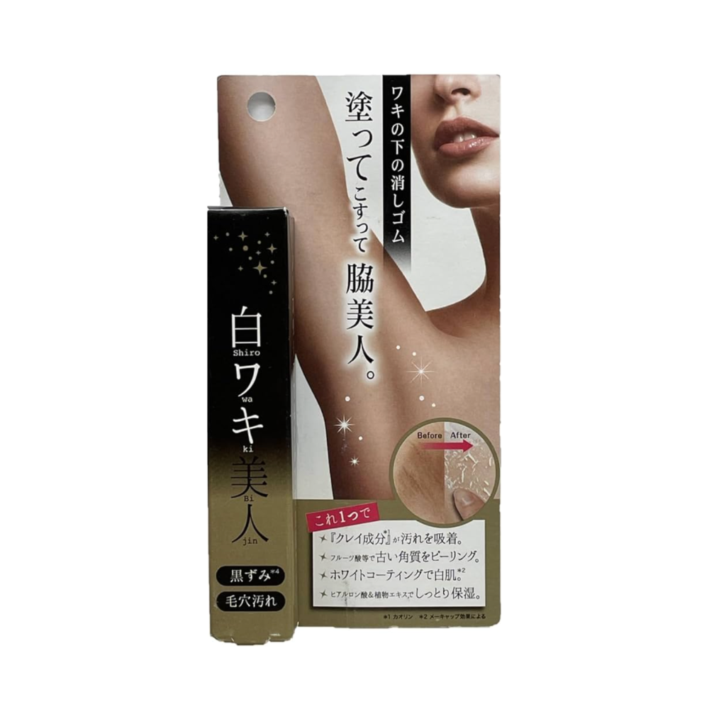 White Armpit Bijin, 0.6 oz (18 g), Floral Soap Scent, 30 Seconds Underarm Eraser, Sleeveless, Confident Ant Even With Hanging Leather, Dark Heads, Pore Stain, SW Cream