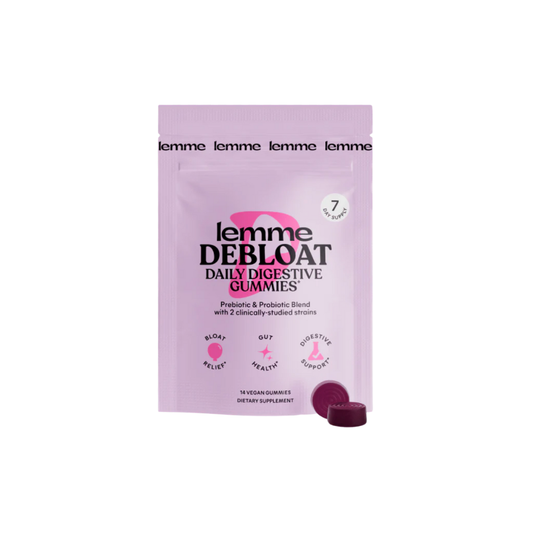 Lemme Debloat Daily Digestive Gummies 14 pack